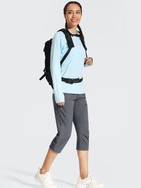 Mocoly Cargo Hiking Capri, Large, Grey